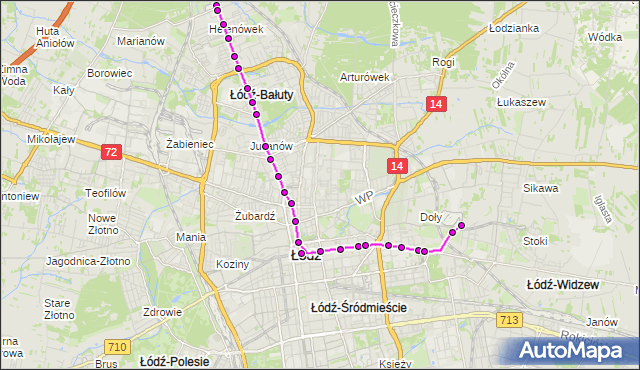 Rozkład jazdy tramwaju 4 na przystanku Pomorska - CKD szpital. MPKLodz na mapie Targeo