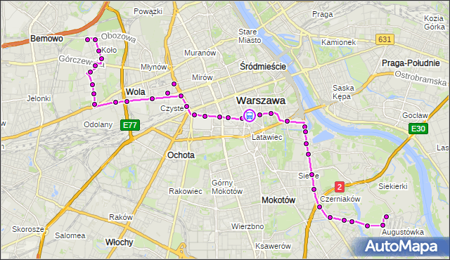 Rozkład jazdy autobusu 159 na przystanku Mokotowska 01. ZTM Warszawa na mapie Targeo