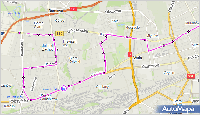 Rozkład jazdy autobusu N42 na przystanku Ciepłownia Wola 04. ZTM Warszawa na mapie Targeo