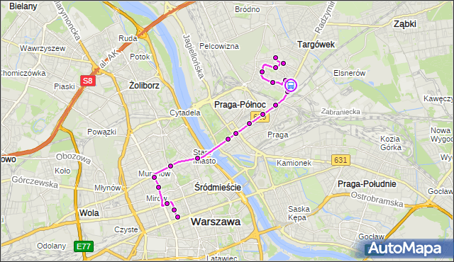 Rozkład jazdy autobusu 160 na przystanku Gorzykowska 01. ZTM Warszawa na mapie Targeo
