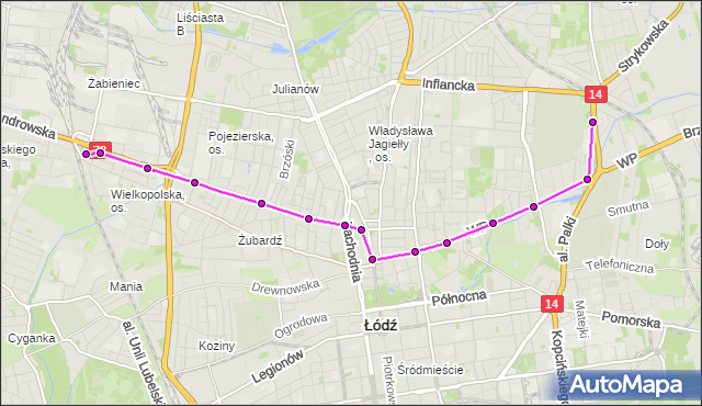 Rozkład jazdy tramwaju 5 na przystanku Limanowskiego - Klonowa. MPKLodz na mapie Targeo