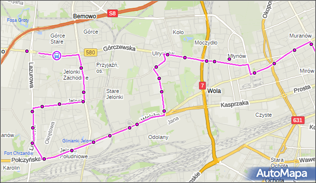 Rozkład jazdy autobusu N42 na przystanku Klemensiewicza 01. ZTM Warszawa na mapie Targeo