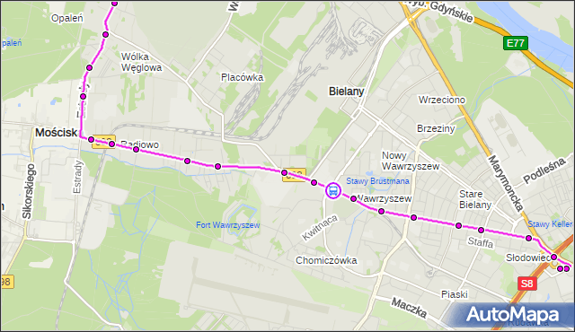 Rozkład jazdy autobusu 110 na przystanku Bogusławskiego 01. ZTM Warszawa na mapie Targeo