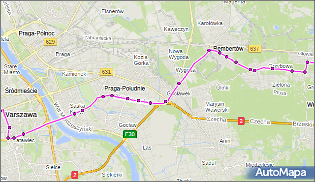 Rozkład jazdy autobusu 514 na przystanku Groszówka 01. ZTM Warszawa na mapie Targeo