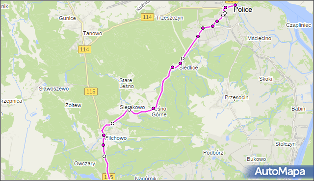 Rozkład jazdy autobusu 106 na przystanku Jaworowa 11. ZDiTM Szczecin na mapie Targeo