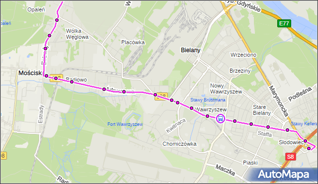 Rozkład jazdy autobusu 110 na przystanku Andersena 02. ZTM Warszawa na mapie Targeo