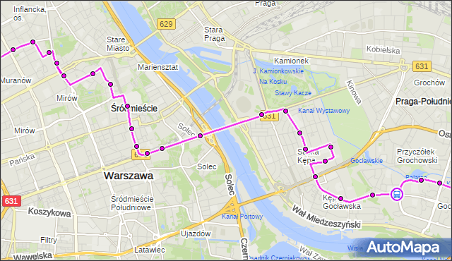 Rozkład jazdy autobusu 111 na przystanku Abrahama 02. ZTM Warszawa na mapie Targeo