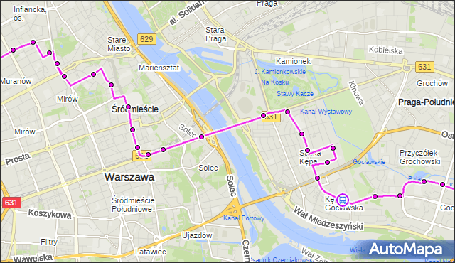 Rozkład jazdy autobusu 111 na przystanku Afrykańska 02. ZTM Warszawa na mapie Targeo