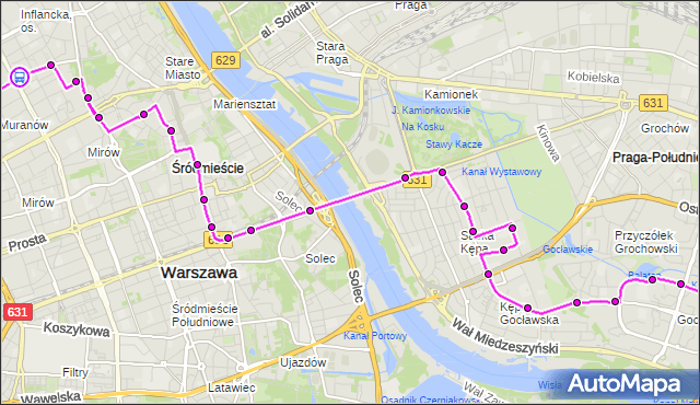 Rozkład jazdy autobusu 111 na przystanku Anielewicza 04. ZTM Warszawa na mapie Targeo