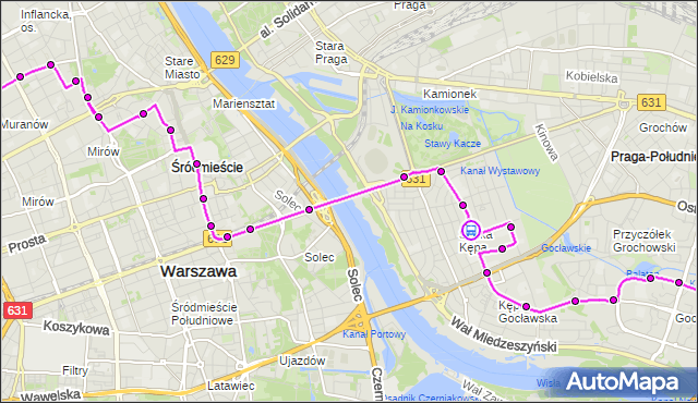 Rozkład jazdy autobusu 111 na przystanku Stacja Krwiodawstwa 04. ZTM Warszawa na mapie Targeo