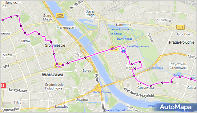 Rozkład jazdy autobusu 111 na przystanku Adampolska 01. ZTM Warszawa na mapie Targeo
