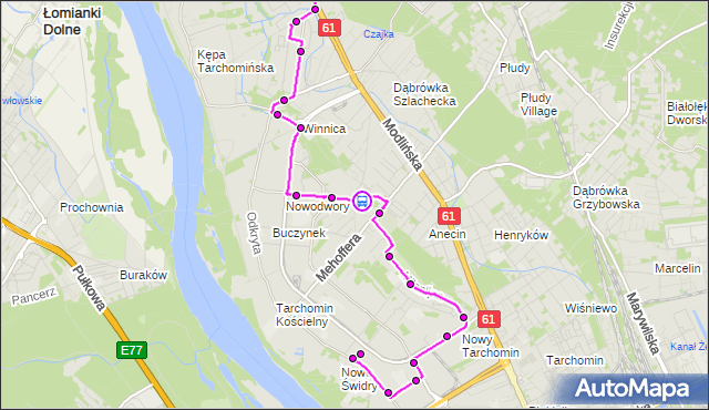 Rozkład jazdy autobusu 211 na przystanku Ćwiklińskiej 02. ZTM Warszawa na mapie Targeo