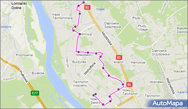 Rozkład jazdy autobusu 211 na przystanku Główna 01. ZTM Warszawa na mapie Targeo