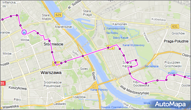 Rozkład jazdy autobusu 111 na przystanku pl.Bankowy 03. ZTM Warszawa na mapie Targeo