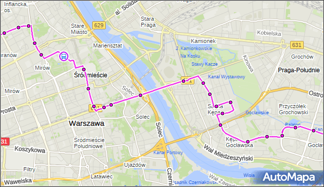 Rozkład jazdy autobusu 111 na przystanku pl.Teatralny 01. ZTM Warszawa na mapie Targeo