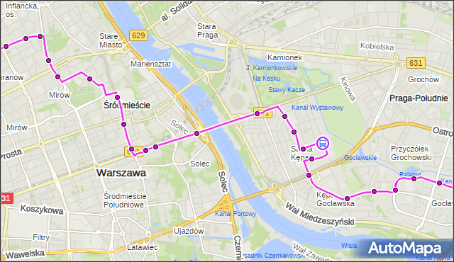 Rozkład jazdy autobusu 111 na przystanku Zwycięzców 01. ZTM Warszawa na mapie Targeo