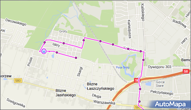 Rozkład jazdy autobusu 149 na przystanku Hubala-Dobrzańskiego 01. ZTM Warszawa na mapie Targeo