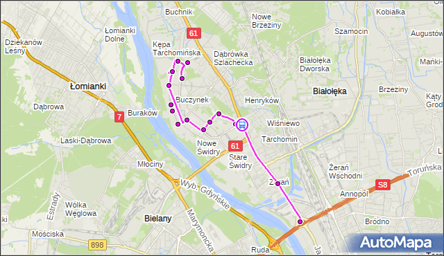 Rozkład jazdy autobusu 516 na przystanku Białołęka-Ratusz 01. ZTM Warszawa na mapie Targeo