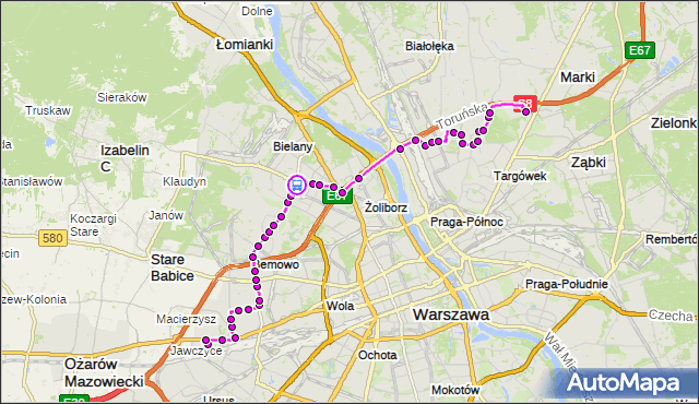 Rozkład jazdy autobusu 112 na przystanku al.Reymonta 06. ZTM Warszawa na mapie Targeo