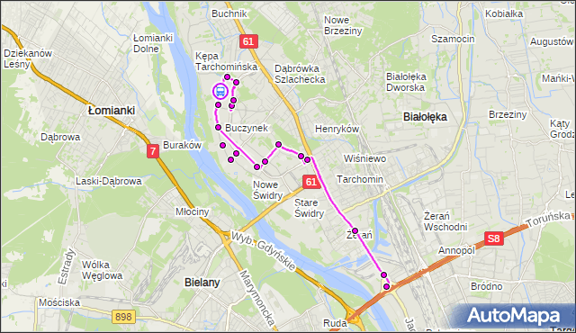 Rozkład jazdy autobusu 516 na przystanku Barei 02. ZTM Warszawa na mapie Targeo