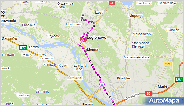 Rozkład jazdy autobusu 731 na przystanku Białołęka-Ratusz 01. ZTM Warszawa na mapie Targeo