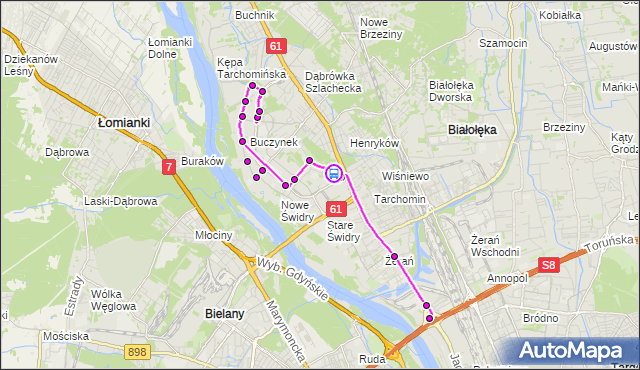 Rozkład jazdy autobusu 516 na przystanku Ceramiczna 02. ZTM Warszawa na mapie Targeo