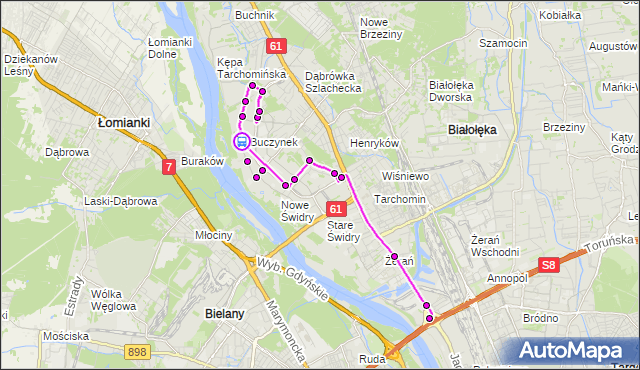 Rozkład jazdy autobusu 516 na przystanku Ciołkosza 02. ZTM Warszawa na mapie Targeo