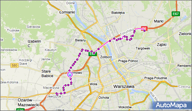 Rozkład jazdy autobusu 112 na przystanku Kazubów 02. ZTM Warszawa na mapie Targeo