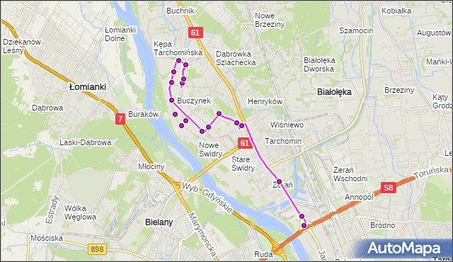 Rozkład jazdy autobusu 516 na przystanku Nowodworska 03. ZTM Warszawa na mapie Targeo