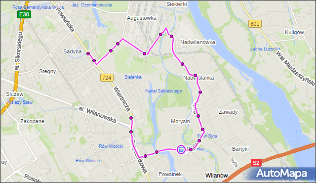 Rozkład jazdy autobusu 163 na przystanku Vogla-Morysin 01. ZTM Warszawa na mapie Targeo