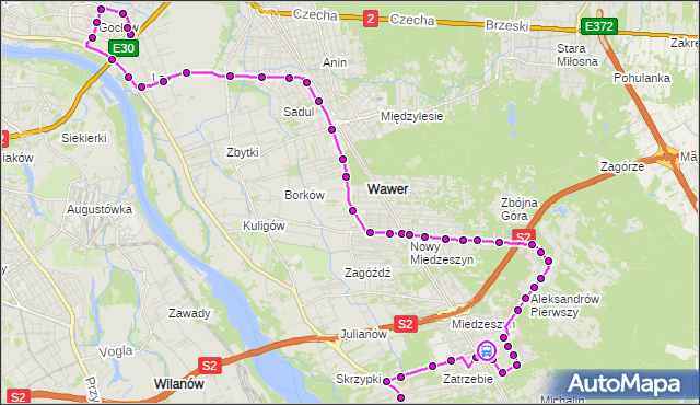 Rozkład jazdy autobusu 213 na przystanku Bystrzycka 01. ZTM Warszawa na mapie Targeo