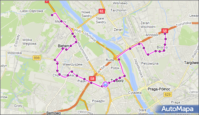 Rozkład jazdy autobusu 114 na przystanku ks.Popiełuszki 05. ZTM Warszawa na mapie Targeo