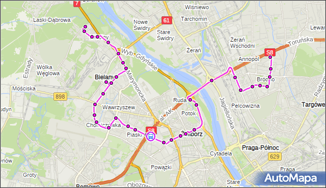 Rozkład jazdy autobusu 114 na przystanku Włościańska 02. ZTM Warszawa na mapie Targeo