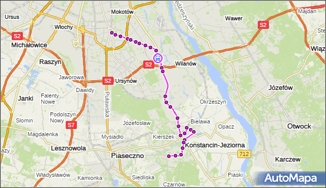 Rozkład jazdy autobusu N50 na przystanku Vogla 01. ZTM Warszawa na mapie Targeo