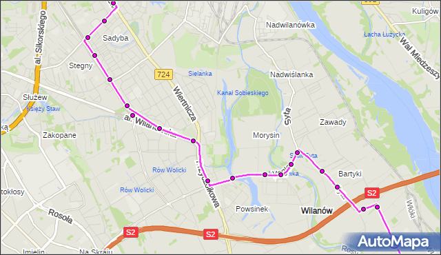Rozkład jazdy autobusu 164 na przystanku Grabalówki 02. ZTM Warszawa na mapie Targeo