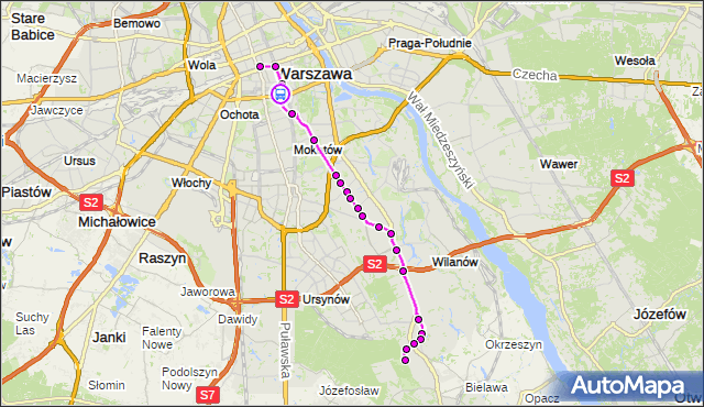 Rozkład jazdy autobusu 519 na przystanku Metro Politechnika 05. ZTM Warszawa na mapie Targeo
