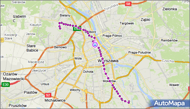 Rozkład jazdy autobusu 116 na przystanku pl.Krasińskich 02. ZTM Warszawa na mapie Targeo