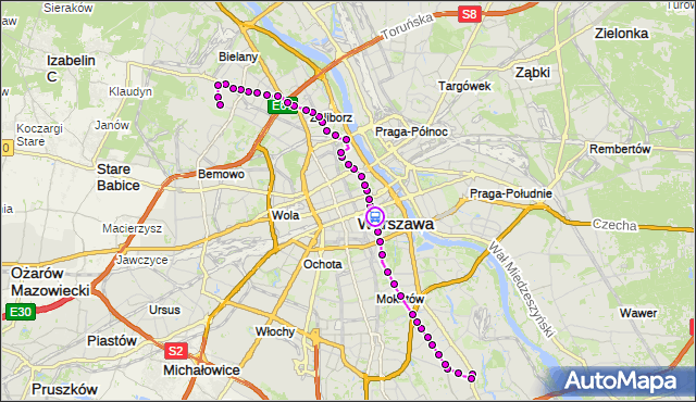 Rozkład jazdy autobusu 116 na przystanku pl.Trzech Krzyży 02. ZTM Warszawa na mapie Targeo
