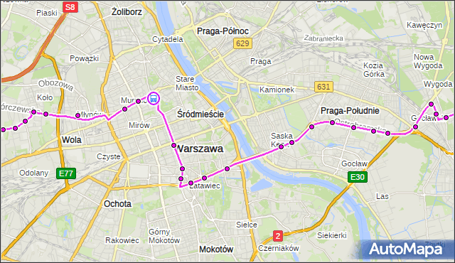 Rozkład jazdy autobusu 520 na przystanku pl.Bankowy 01. ZTM Warszawa na mapie Targeo