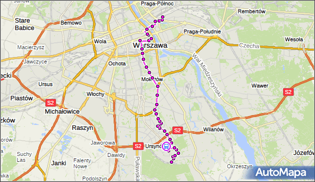 Rozkład jazdy autobusu 166 na przystanku Metro Natolin 01. ZTM Warszawa na mapie Targeo