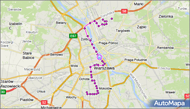 Rozkład jazdy autobusu 118 na przystanku Biblioteka Uniwersytecka 02. ZTM Warszawa na mapie Targeo