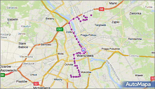 Rozkład jazdy autobusu 118 na przystanku Jaracza 02. ZTM Warszawa na mapie Targeo
