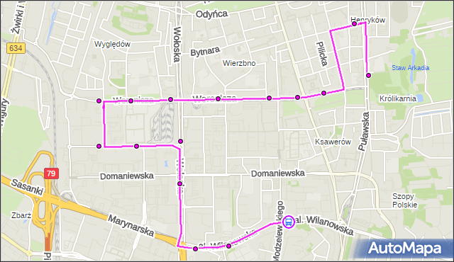 Rozkład jazdy autobusu 218 na przystanku Smoluchowskiego 03. ZTM Warszawa na mapie Targeo