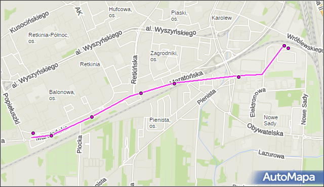 Rozkład jazdy autobusu 86 na przystanku Nowe Sady - ROD Olimpijka NŻ. MPKLodz na mapie Targeo