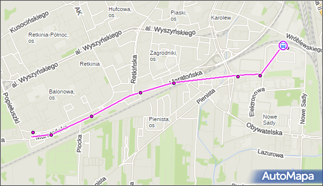 Rozkład jazdy autobusu 86 na przystanku Nowe Sady - zajezdnia MPK NŻ. MPKLodz na mapie Targeo