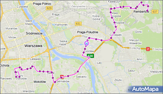 Rozkład jazdy autobusu 168 na przystanku Bukowskiego 02. ZTM Warszawa na mapie Targeo