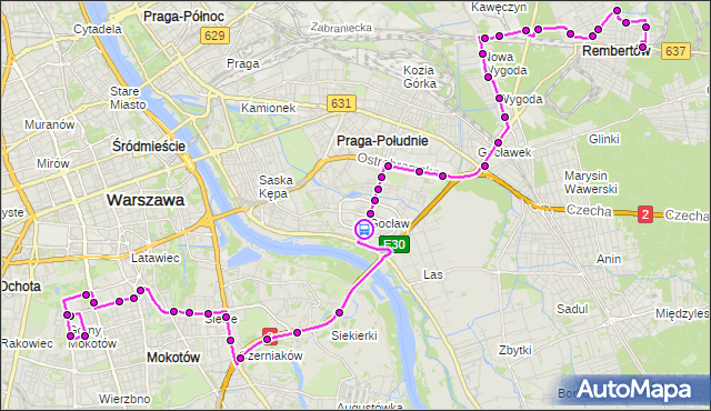Rozkład jazdy autobusu 168 na przystanku Meissnera 02. ZTM Warszawa na mapie Targeo