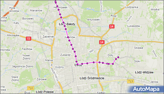 Rozkład jazdy tramwaju 11 na przystanku Pomorska - Kamińskiego. MPKLodz na mapie Targeo