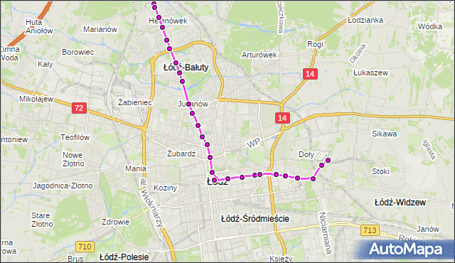 Rozkład jazdy tramwaju 11 na przystanku Pomorska - Konstytucyjna. MPKLodz na mapie Targeo