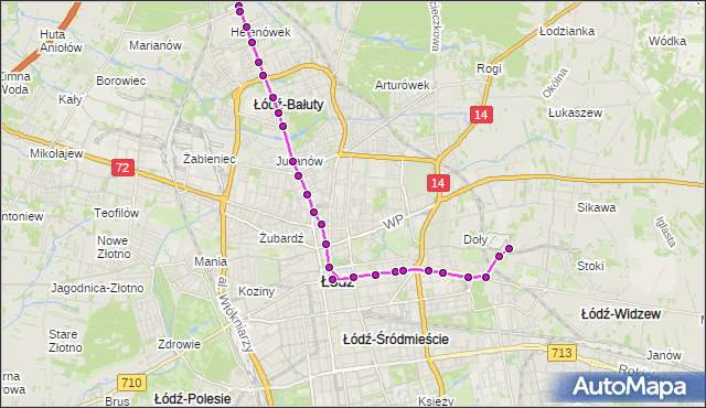 Rozkład jazdy tramwaju 11 na przystanku Pomorska - Lumumby (kampus UŁ). MPKLodz na mapie Targeo